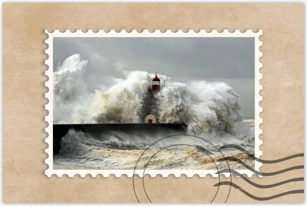 Poszterek 60x40 Világítótorony Vihar