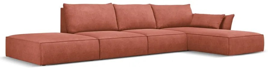 Piros sarokkanapé (jobb oldali) Vanda – Mazzini Sofas