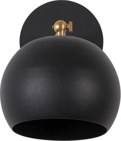 Sivani MR-709 fekete fém falilámpa