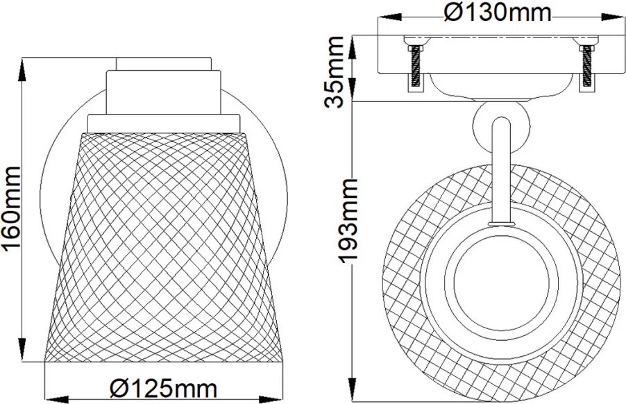 Quintiesse HUDSON QN-HUDSON1-BATH Fali lámpa 1x3,5W/G9 3000K 320LM IP44