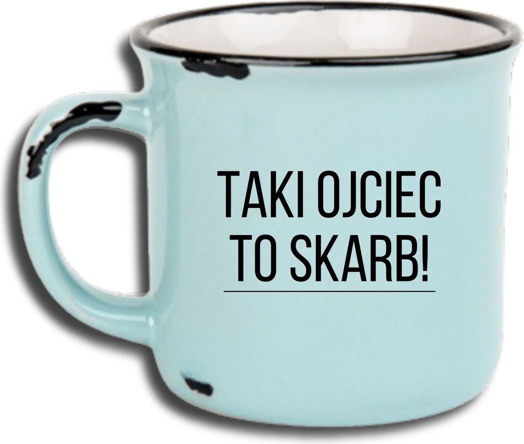 Bögre Kék Retro Vicces Ajándék Apák Napja Ilyen Apa Kincs