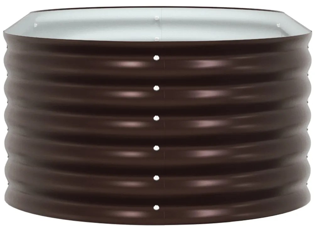 Kerti magaságyás Barna 160 x 80 x 44 cm Acél