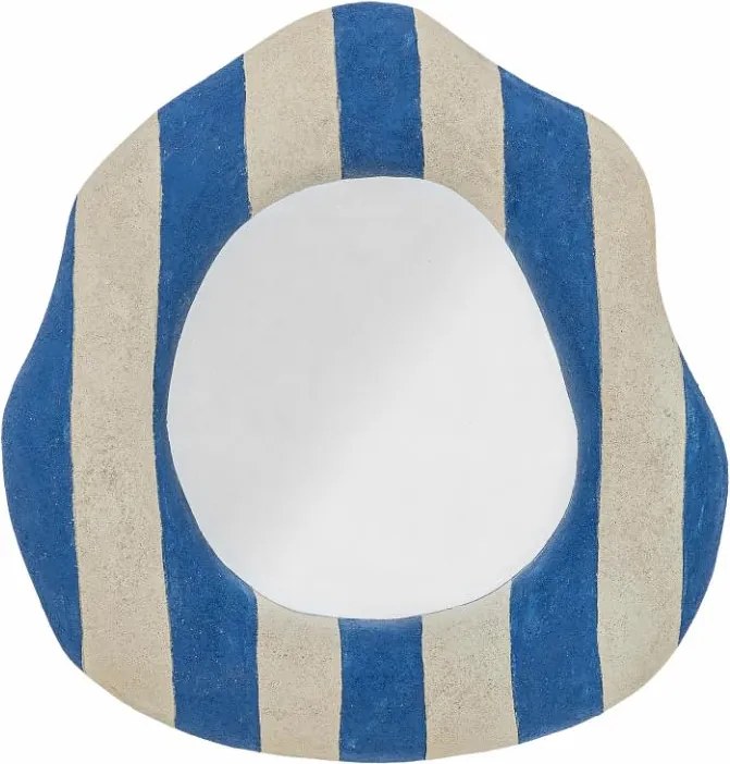 Bloomingville Travis Fali tükör műgyanta keretben Kék