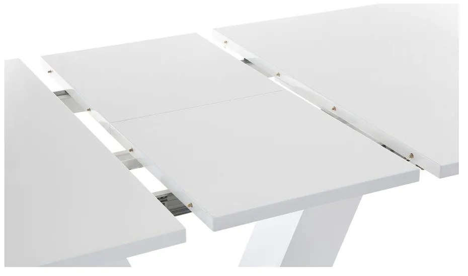 Aaron fehér bővíthető étkezőasztal, 140 x 90 cm - Støraa