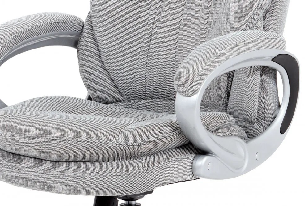 Scaun pivotant de birou lux cu tapițerie din țesături speciale Silver Ka-G198