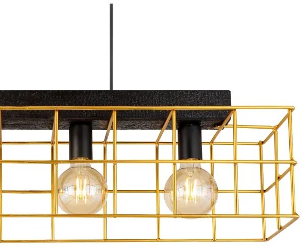 Globo 15530B-4H - Csillár zsinóron MERRIL 4xE27/60W/230V