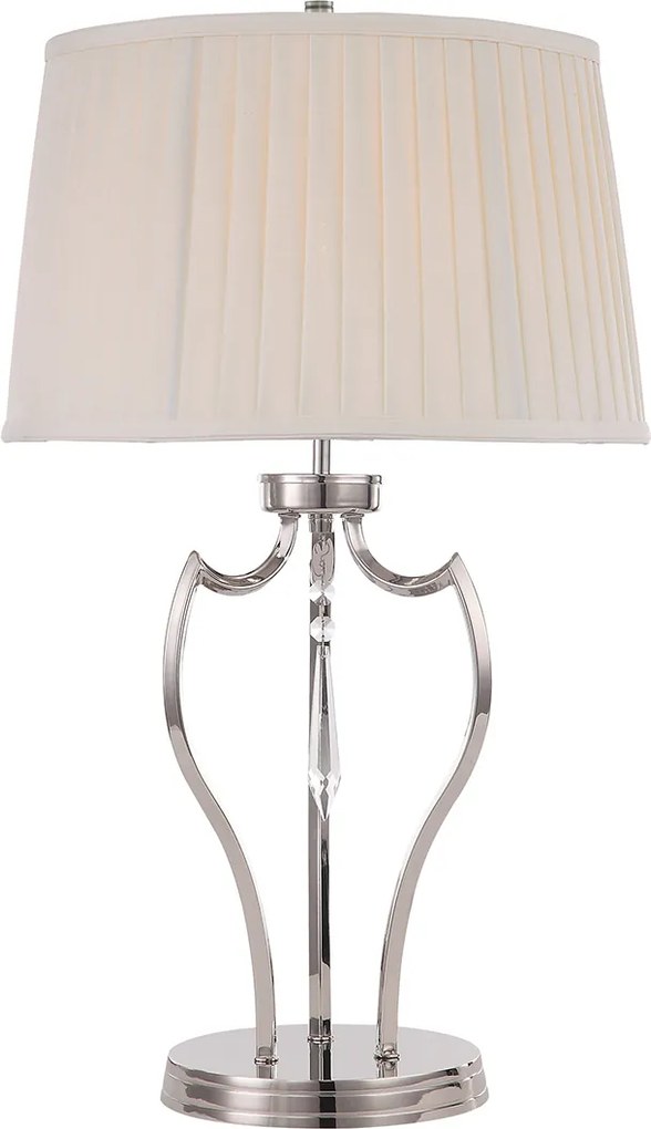 Elstead glamour klasszikus asztali lámpa pimlico ezüst elspm-tl-pn