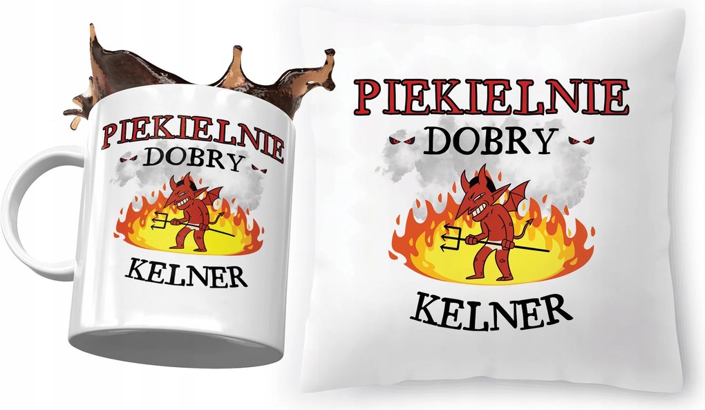 Pincér szett Párna Ajándék Bögre Nyomtatott Fotóval