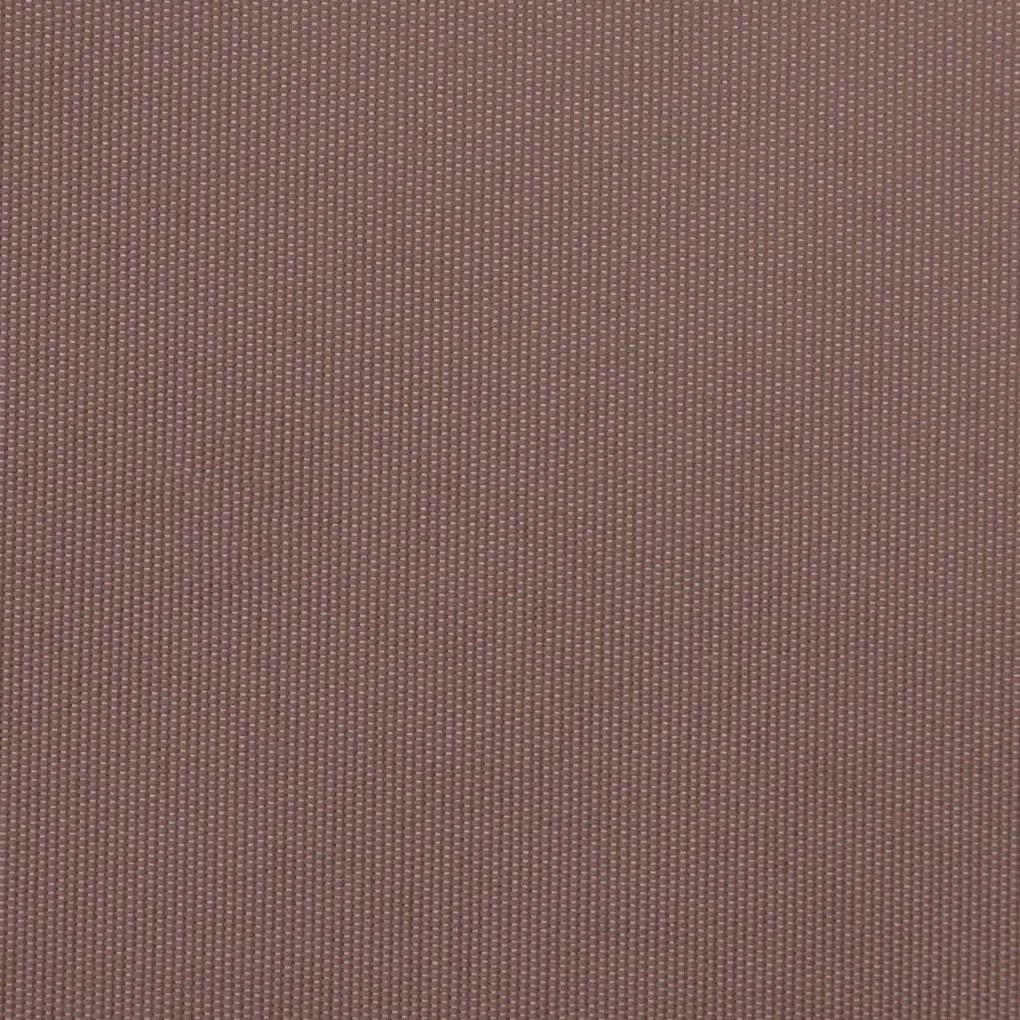Barna kézzel kihúzható LED-es napellenző 600 x 350 cm