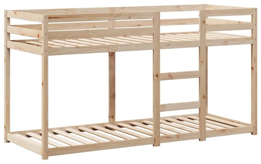 tömör fenyőfa emeletes ágy matrac nélkül 90 x 200 cm