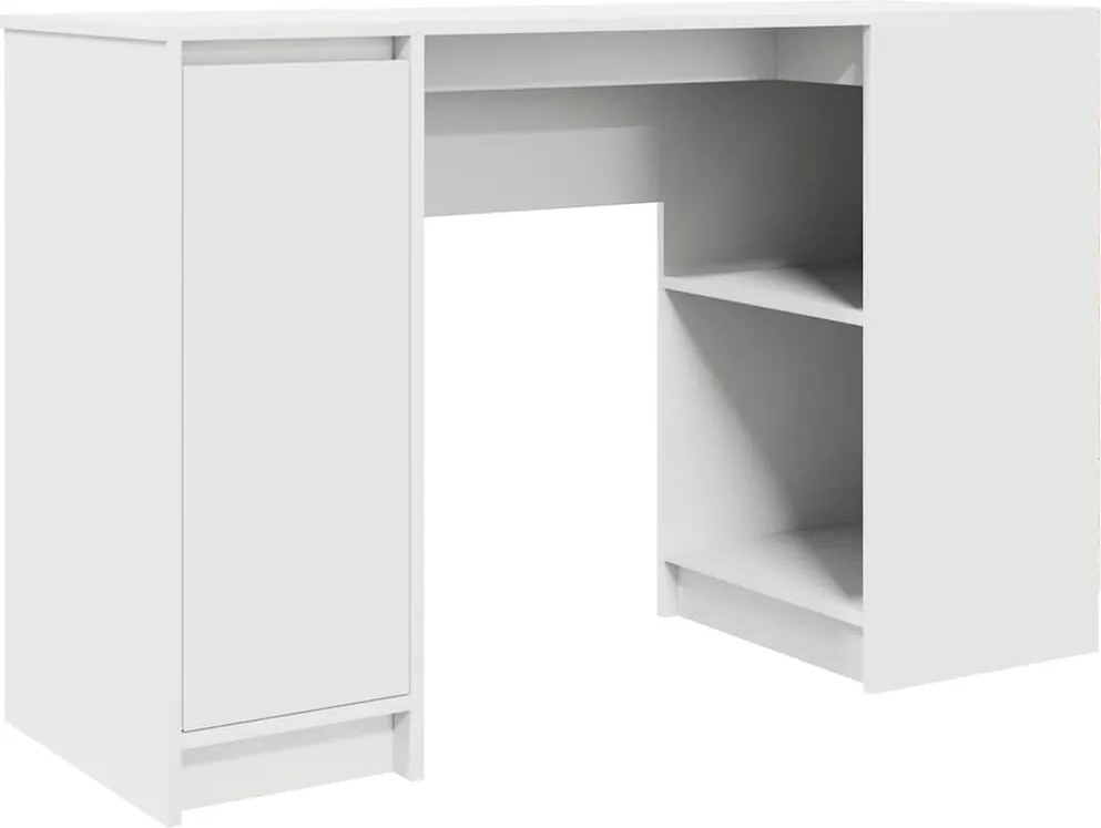 vidaXL fehér forgácslap íróasztal 120x42x76 cm