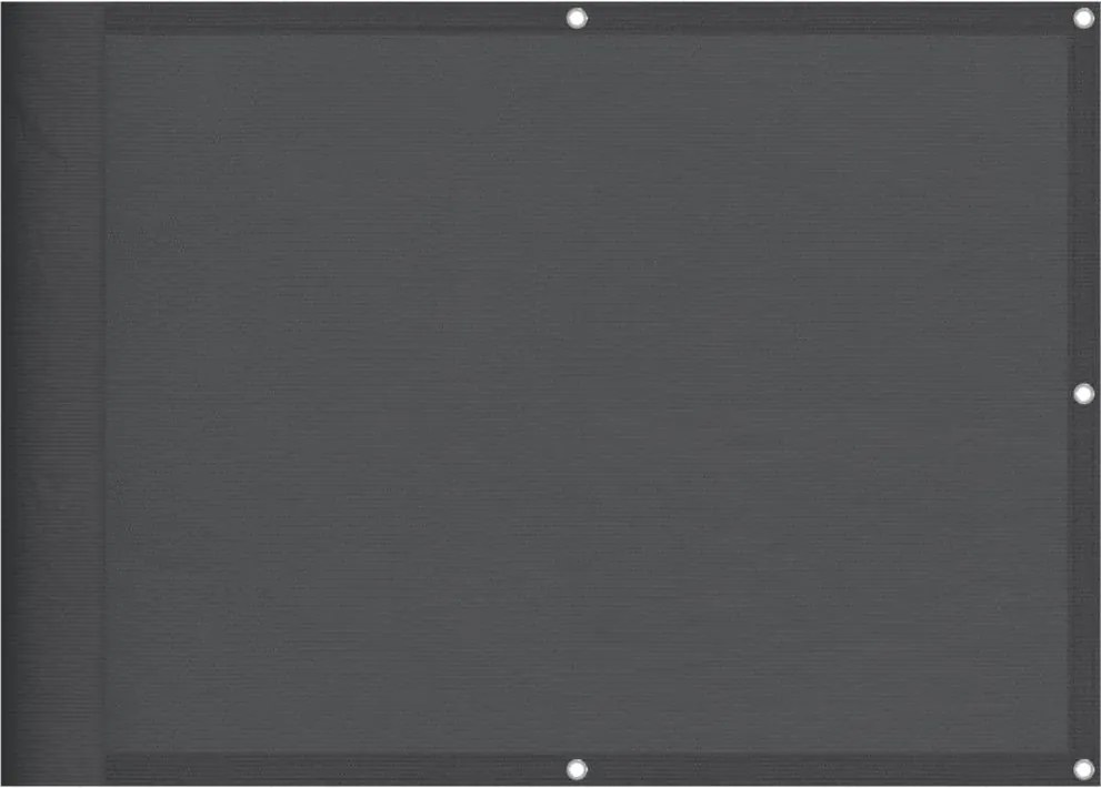 vidaXL antracitszürke 100% oxford poliészter erkélyparaván 75 x 700 cm