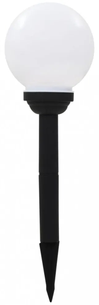 6 db napelemes kültéri LED gömblámpa 20 cm RGB