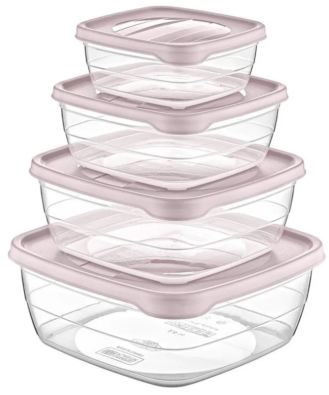 Orion TREND 4 db-os műanyag tárolódoboz készlet