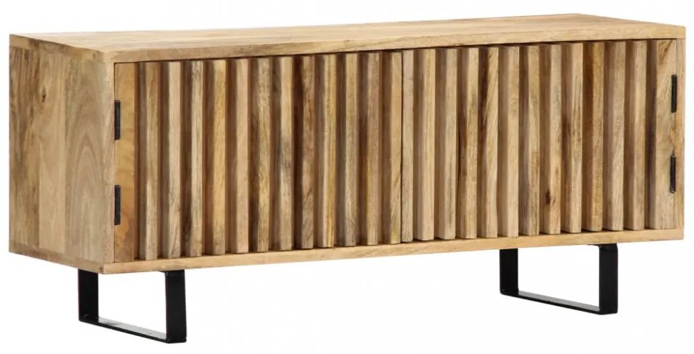 tömör mangófa TV-szekrény 90 x 30 x 40 cm
