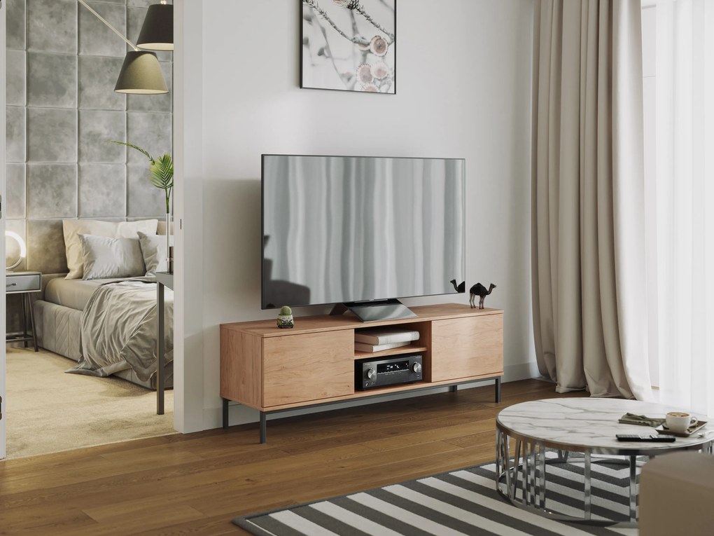 TV asztal Quebec 2D (hikori-fa). 1051876
