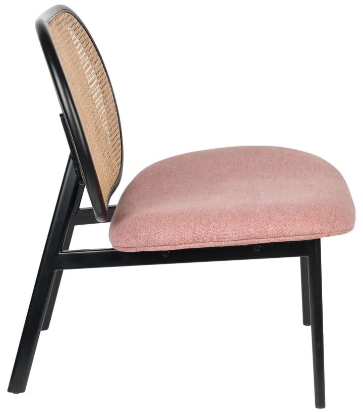 Spike rózsaszín-barna fotel - Zuiver