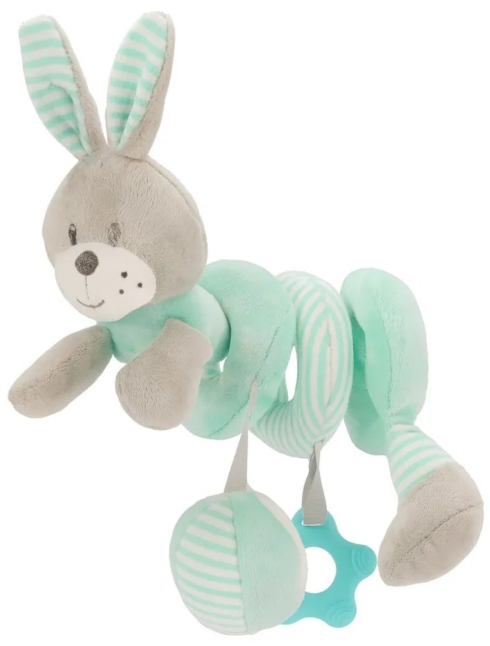 Spirálos játék kiságyra Baby Mix nyúl minta