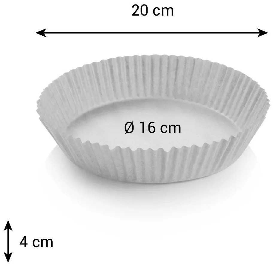 Tescoma DELICIA papírsütő forma kerek  16 cm átmérőjű, 50 db, 16 cm átmérőjű