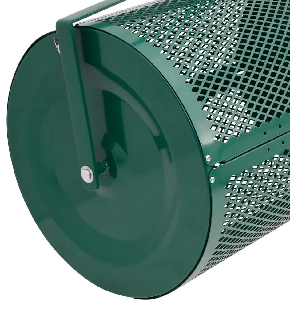 75L zöld acél komposztszóró Ø40x60 cm