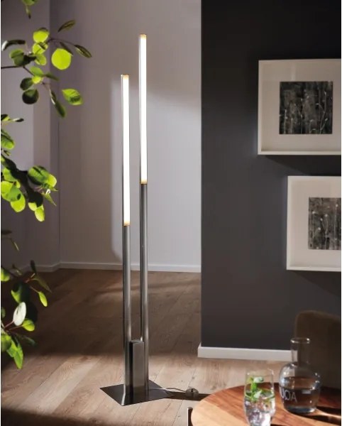 Eglo 55972 - LED RGBW fényerőszabályozható állólámpa FRAIOLI-C LED/34W/230V matt króm+távvezérlő