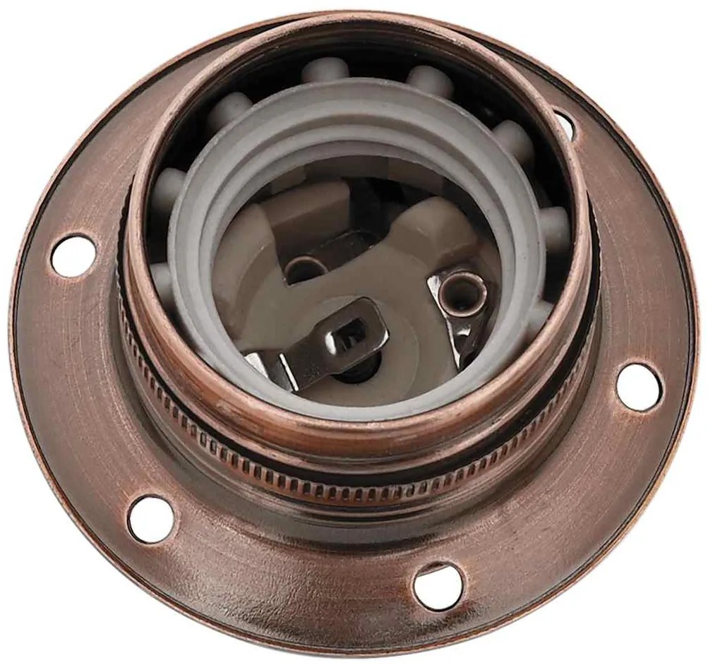 2 db vörös bronz lámpatartók E27