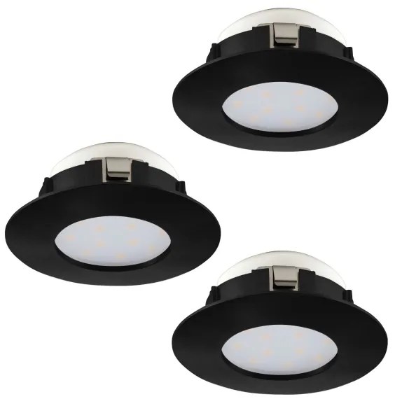 Eglo 900744-KÉSZLET 3x LED Fürdőszobai beépíthető lámpa PINEDA LED/4,9W/230V IP44