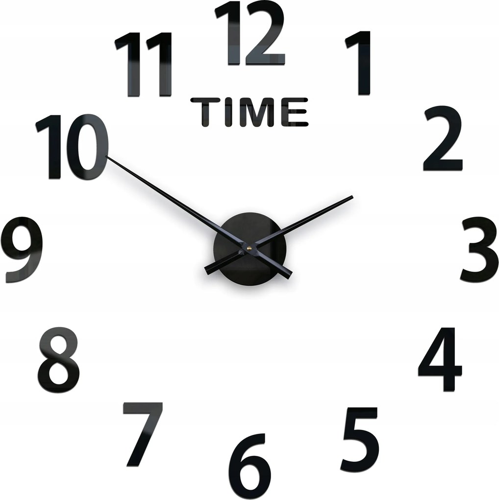 Nagy Amadeus falióra öntapadós Diy 3D Fényes