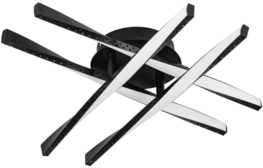 Eglo 75683 - LED mennyezeti lámpa ADEJE LED/19W/230V fekete