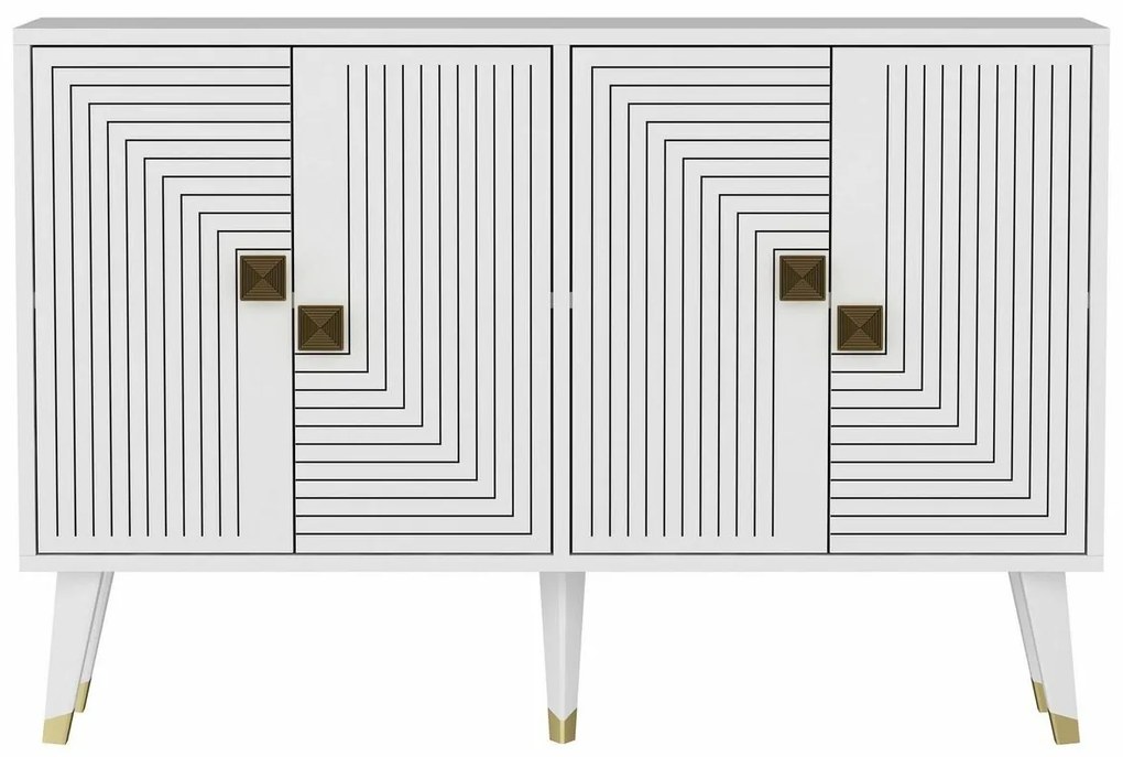 Ahart White and Gold szekrény