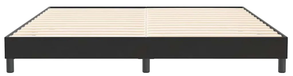 vidaXL ágykeret matrac nélkül Fekete 200x210 cm Bársony