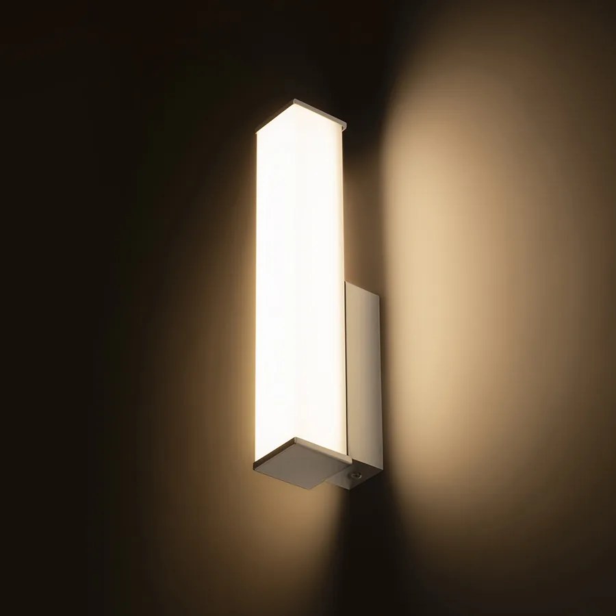 RENDL ALLAN nástěnná chrom 230V LED 7W IP44 3000K