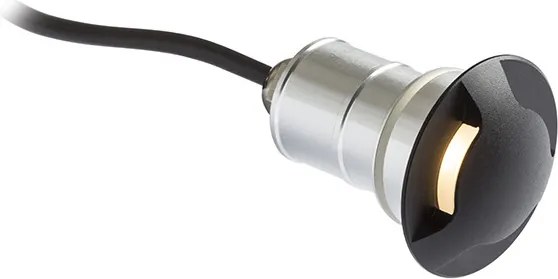 RENDL KICK III süllyesztett lámpa fekete 230V LED 3W IP54 3000K