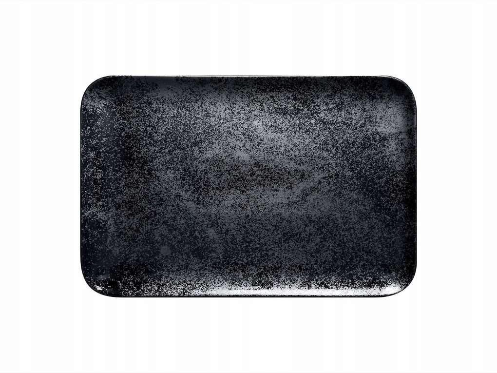 Porcelán Rak Karbon Téglalap alakú tányér 33 x 22 cm fekete