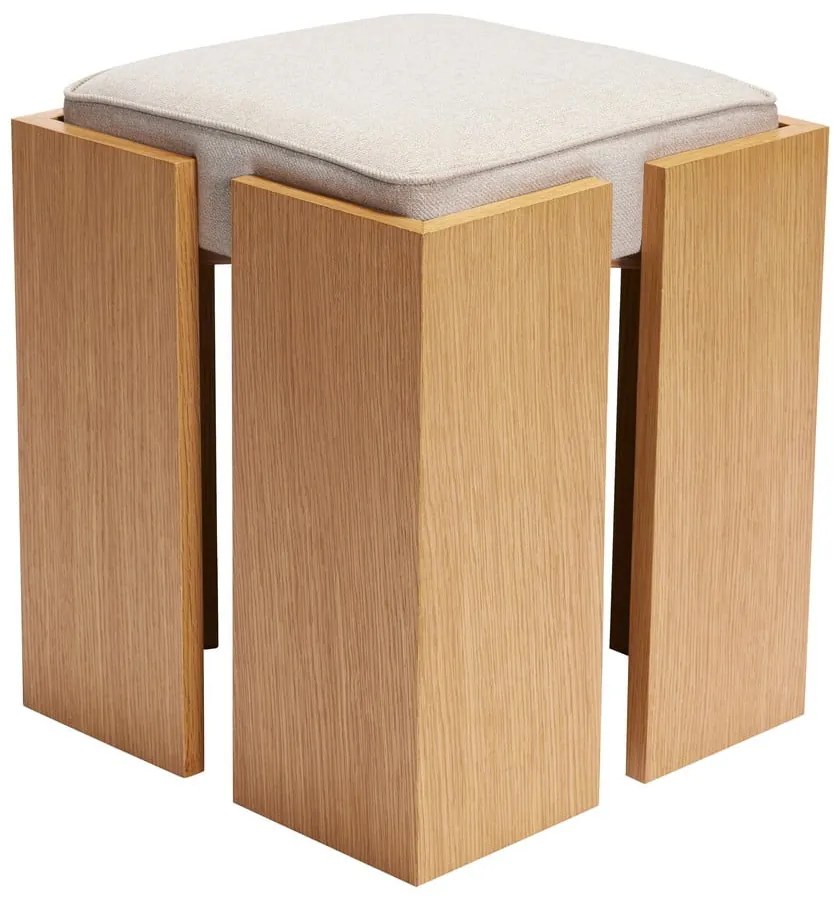 Natúr színű ülőke Forma – Hübsch