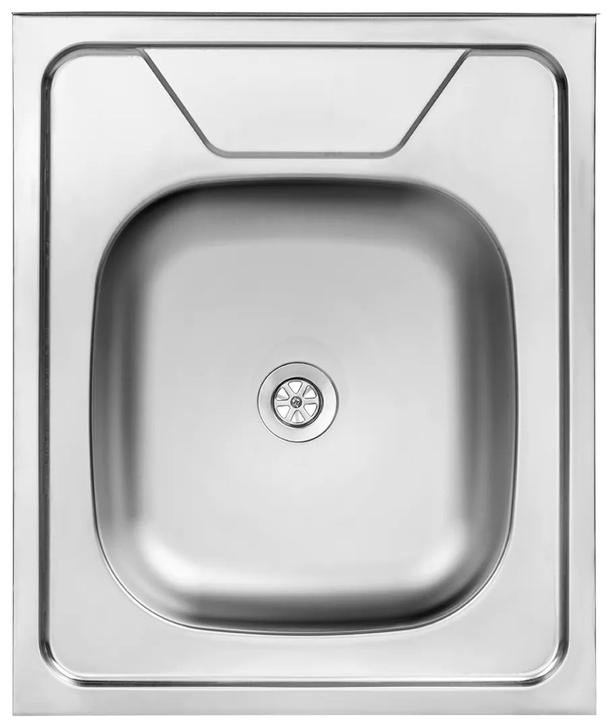 Kuchinox 60, 1 rekeszes rozsdamentes mosogató 500x600x160 mm, acél, LAV-SK6_010T