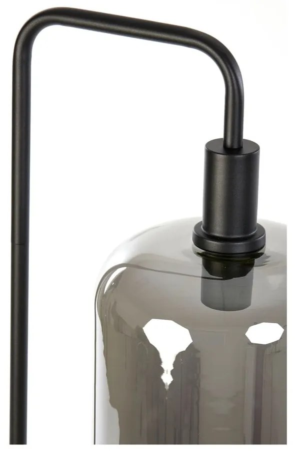 Fekete állólámpa (magasság 155 cm) Lekar – Light &amp; Living