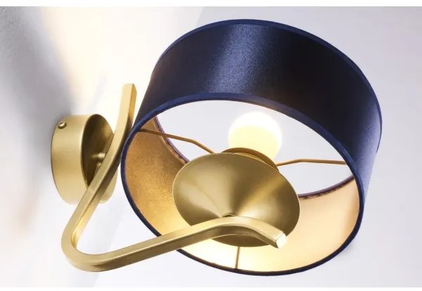 Jupiter 2115 - KASZMIR fali lámpa 1xE27/15W/230V kék/arany