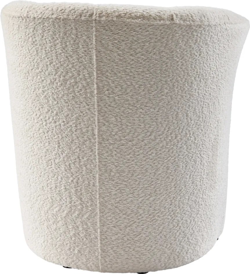 Klub fotel, tejszínes Coral anyag, CUBA