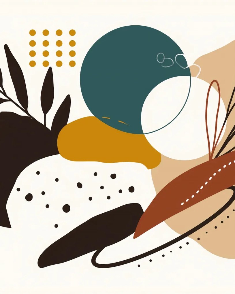 Poszter 40x50cm Virágos kaleidoszkóp