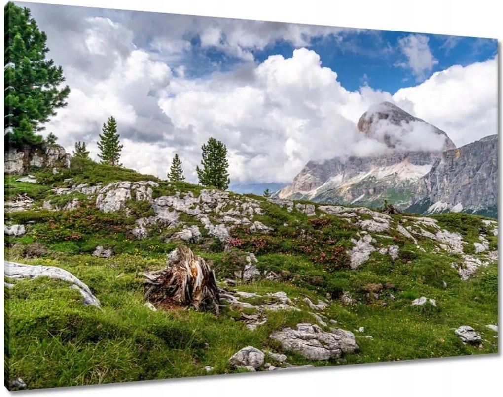 Vászonkép 100x70 Hegyi kilátás Tájkép