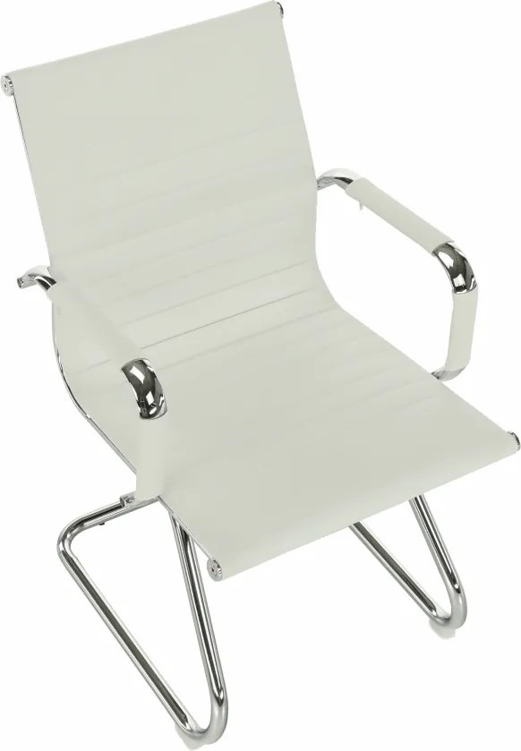 Tárgyalószék, fehér, AZURE 2 NEW TYP 2