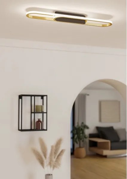 Eglo 902159 - LED mennyezeti lámpa CONIVARENA LED/20W/230V 2700/4000/6500K aranyszínű