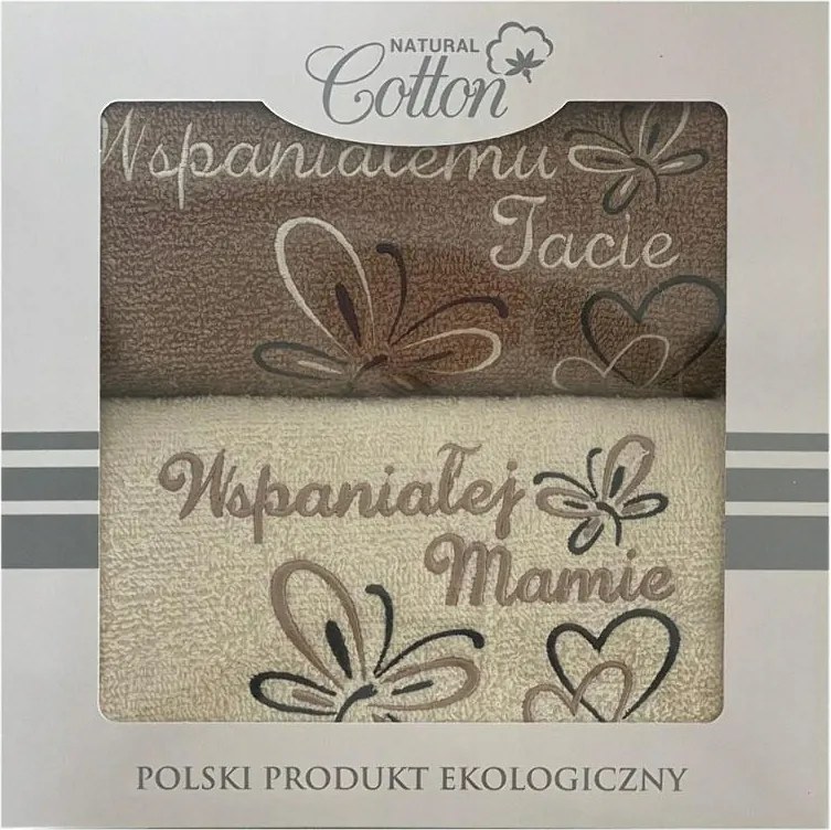 Törölköző szett dobozban 2 db 50x100 Kiváló