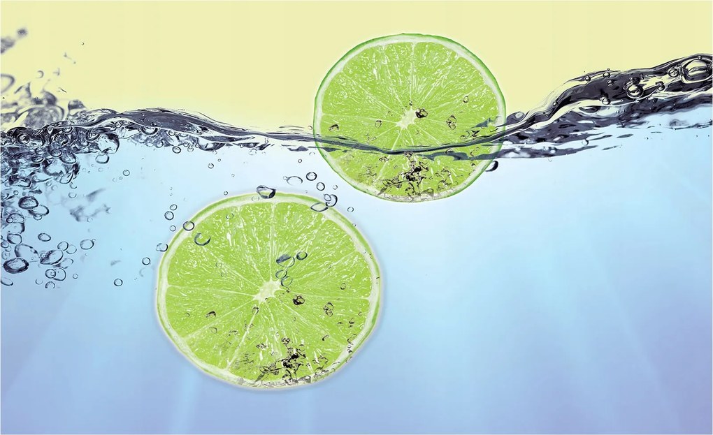 Fotótapéta Lime a vízben frissítő vinil 368x254 +ragasztó