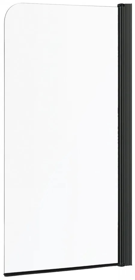 Cristal 80x150 cm kádparaván Black