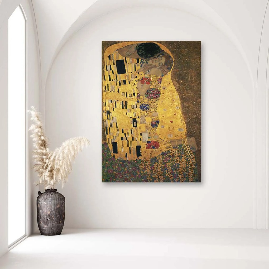 Gario Vászonkép Csók - Gustav Klimt, reprodukció Méret: 70 x 100 cm