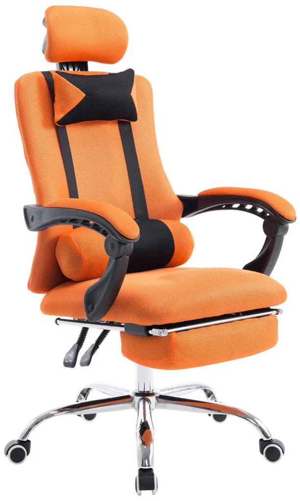 Fellow szövet irodai forgószék, dönthető háttámlával, lábtartóval, állítható fejtámlával