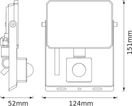 Osram - LED reflektor érzékelővel FLOODLIGHT LED/20W/230V 6500K IP65