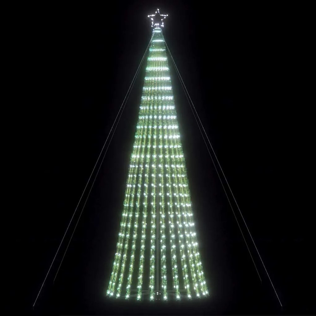 hideg fehér LED karácsonyfa 1028 LED 403 cm